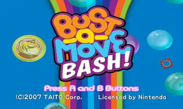 Bust-A-Move Bash! screen shot title